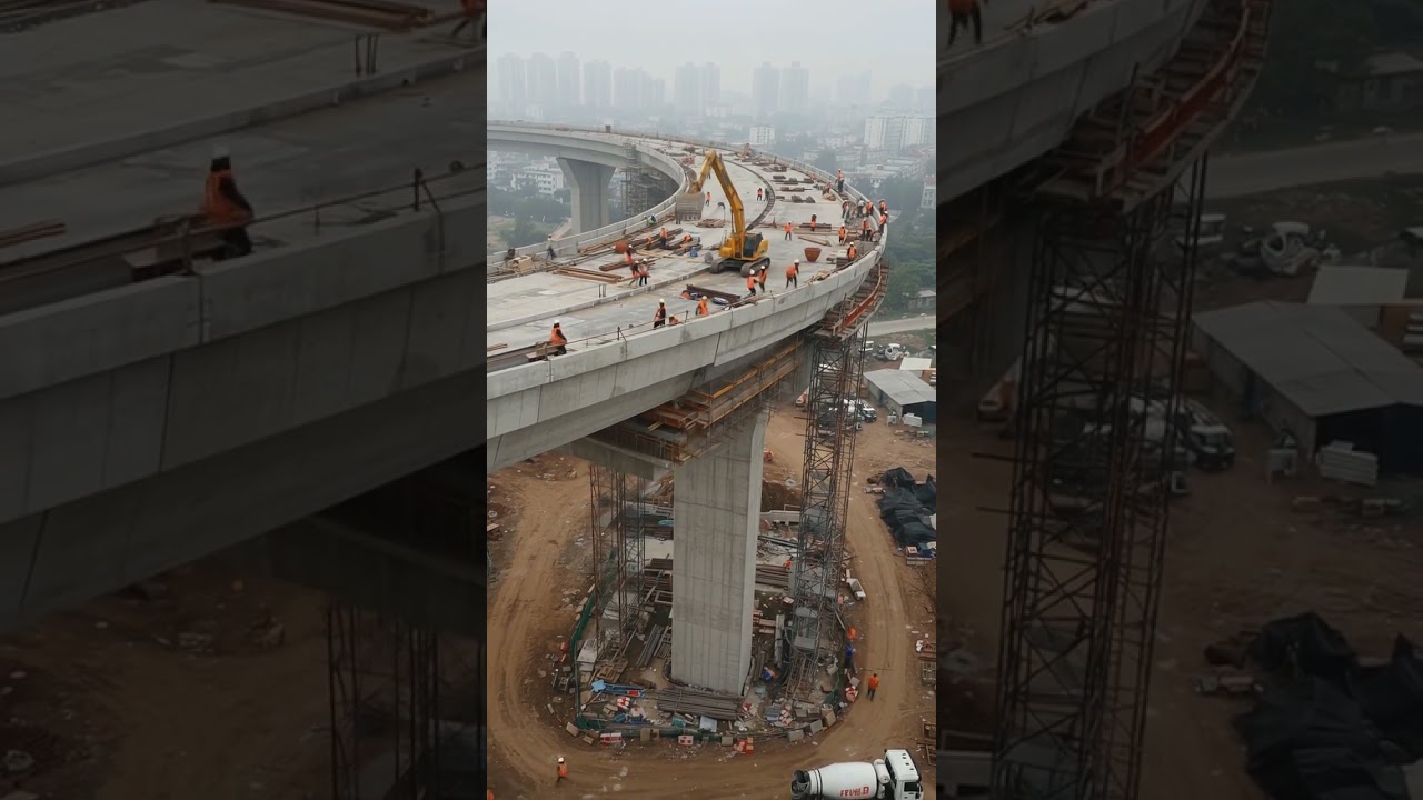 Highway Bridge Collapse: Construction Disaster!