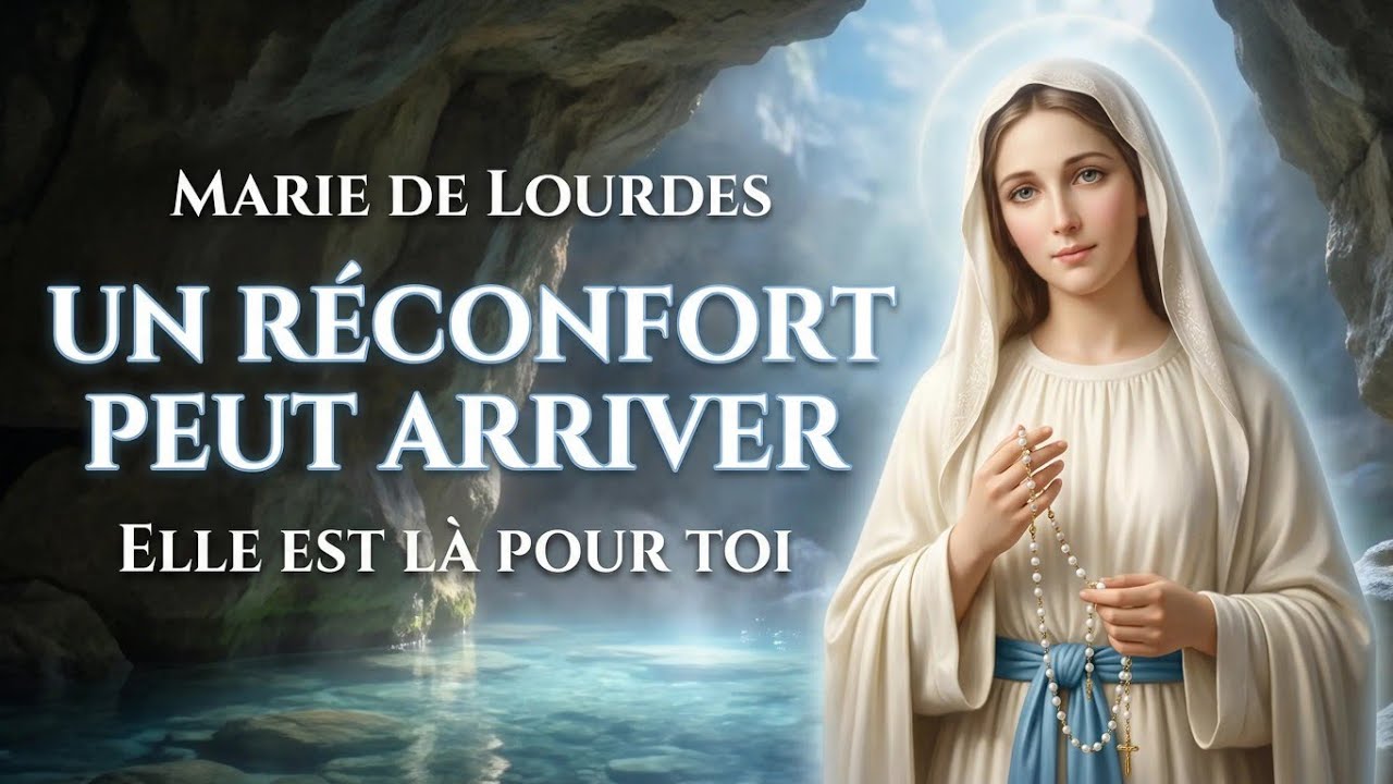 ✨ UN RÉCONFORT PEUT ARRIVER MAINTENANT… MARIE DE LOURDES EST LÀ POUR TOI