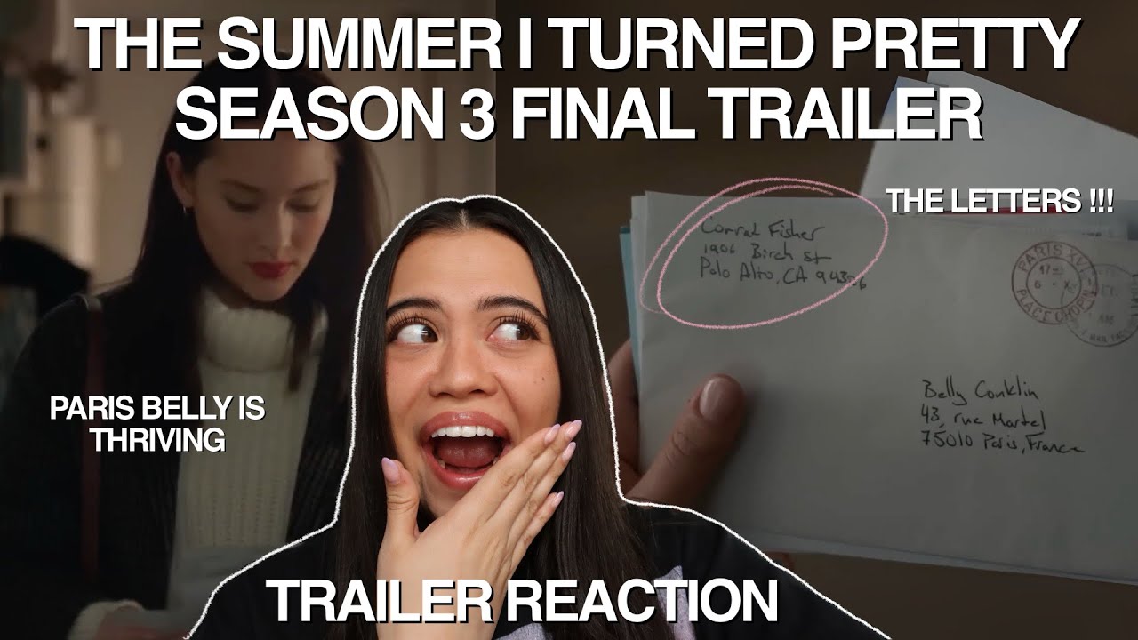 THE SUMMER I TURNED PRETTY SEASON 3 FINAL TRAILER REACTION
