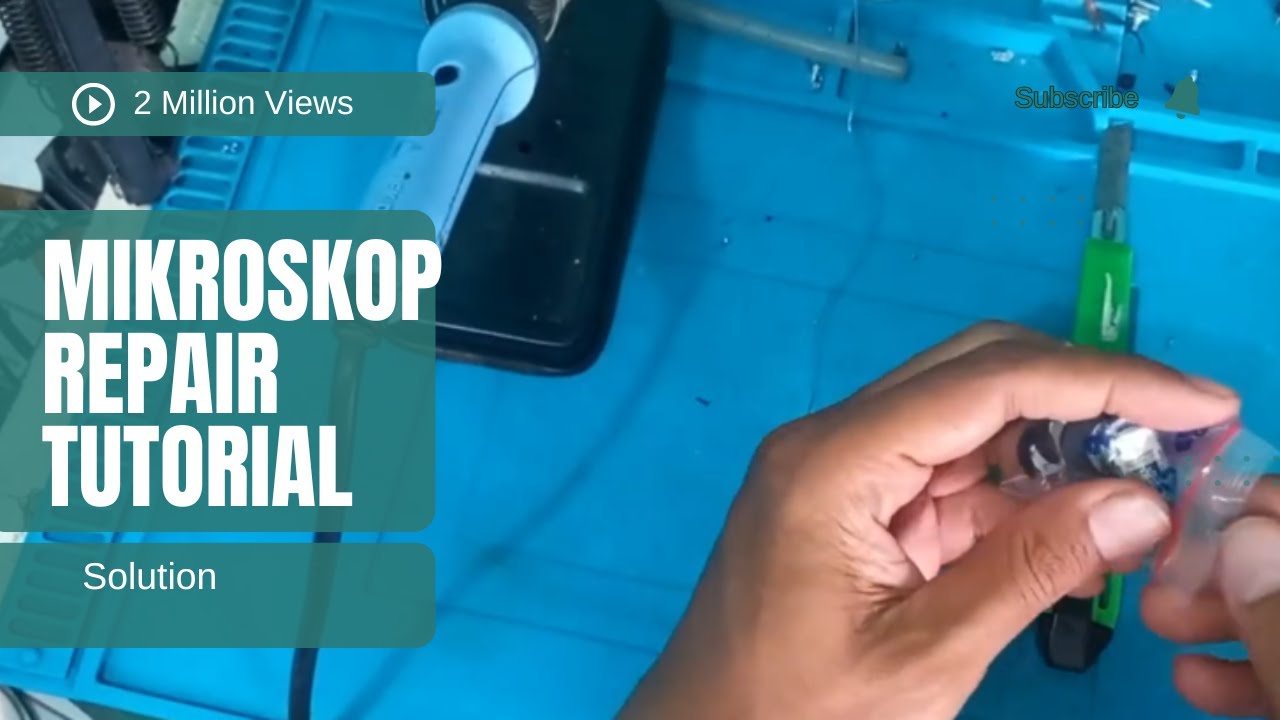 Tutorial Ganti Potensio Mini Mikroskop dengan Mudah