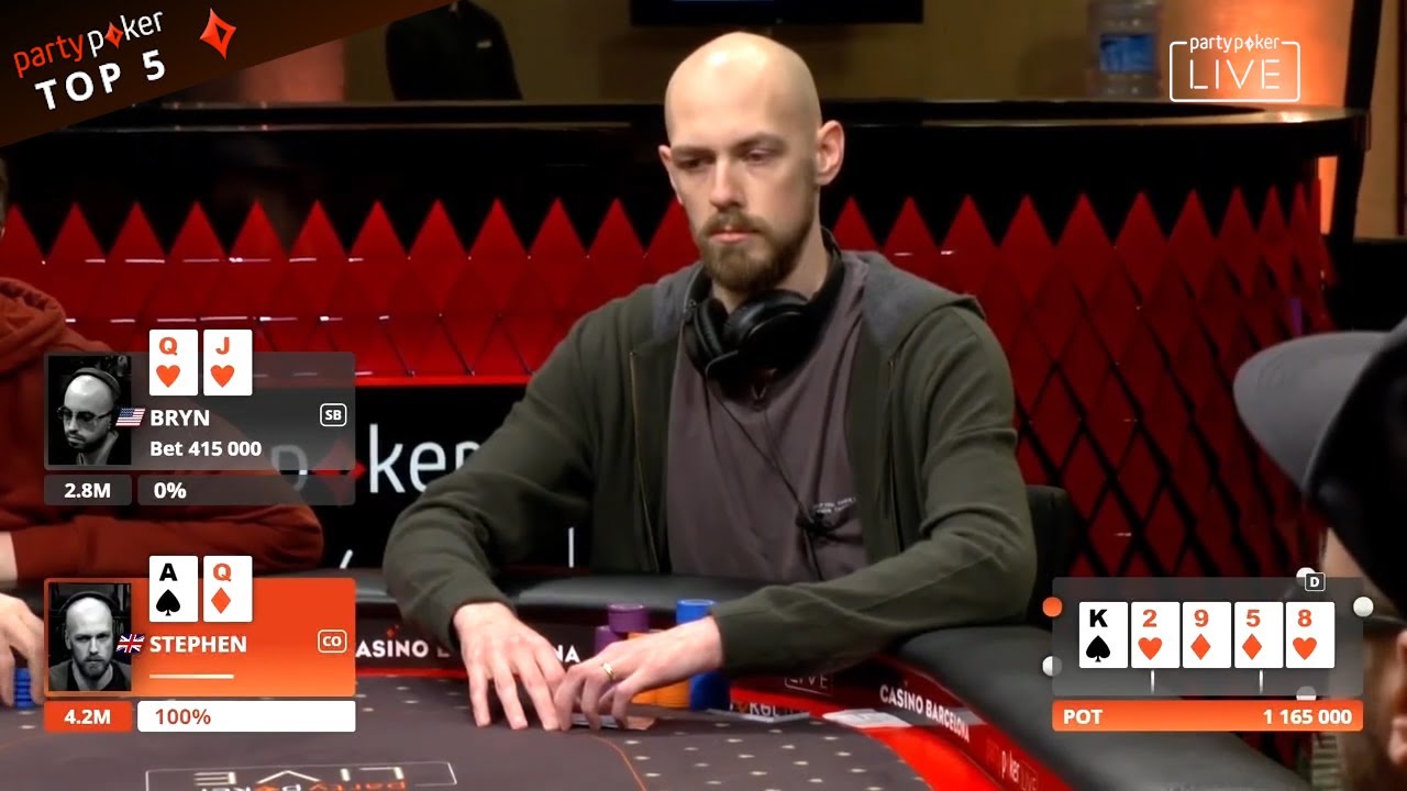 Top 5 Stephen Chidwick POWER PLAYS | Live Poker | partypoker