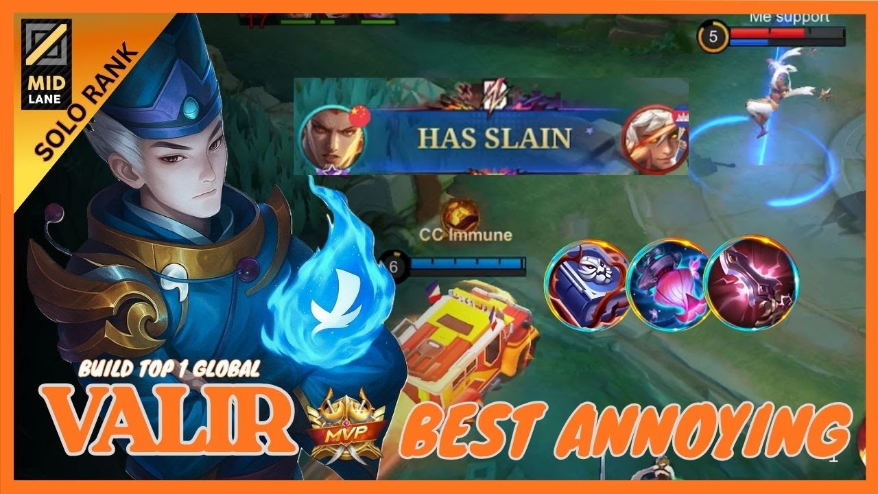 VALIR BEST BUILD TOP 1 GLOBAL SUPER ANNOY TEAMFIGHT - VALIR GAMEPLAY