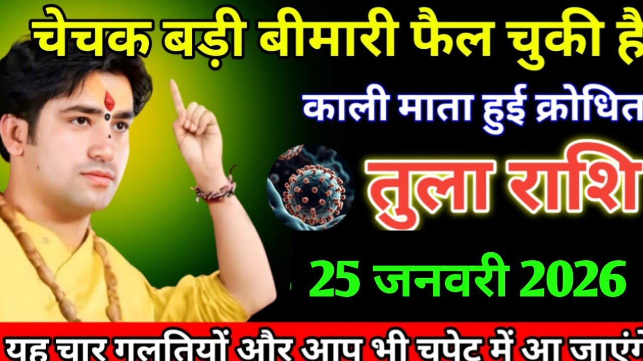 तुला राशि वालों चेचक बड़ी बीमारी फैल चुकी है काली माता हुई क्रोधित