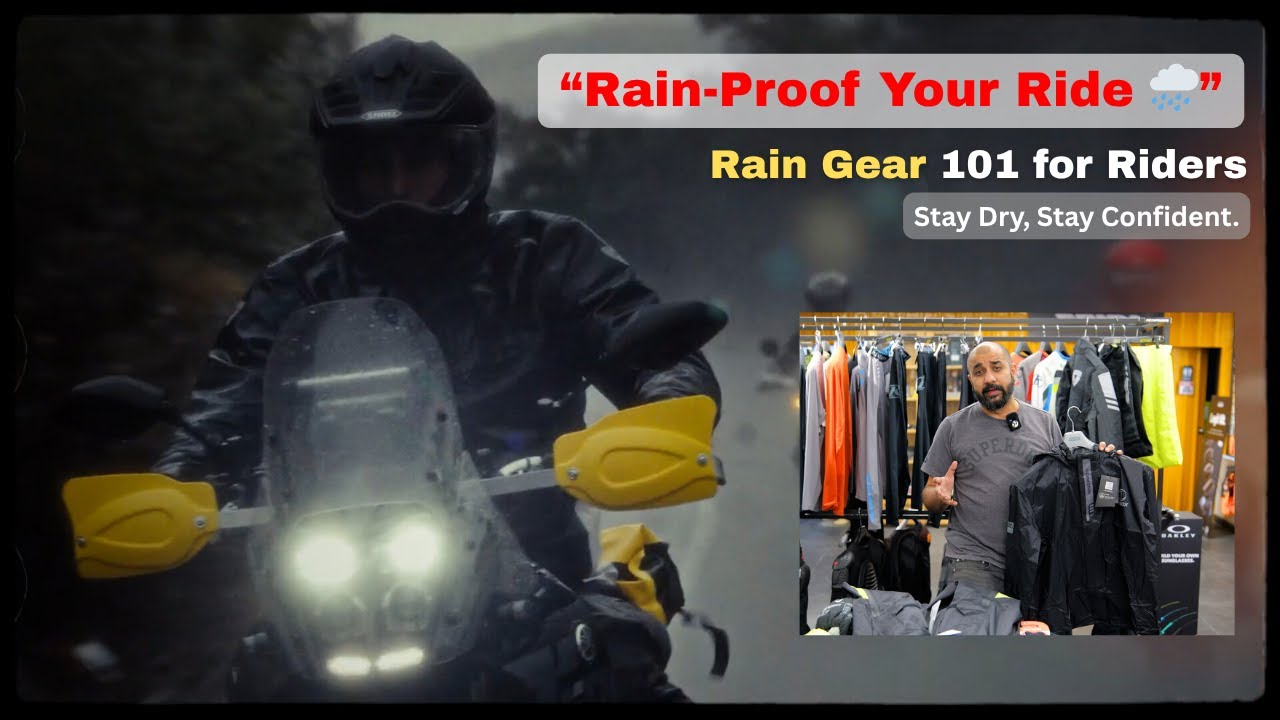 Best Rain Gear for Motorcyclists | Stay Dry & Ride Safe in Any Weather