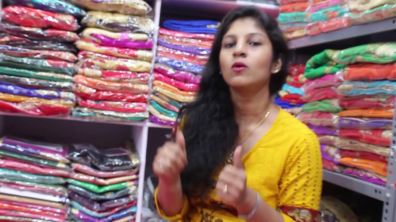 Wholesale Embroidery Sarees Starts Rs.125/- to Rs.600/- | Maaruti Textiles | Surat Textile Market