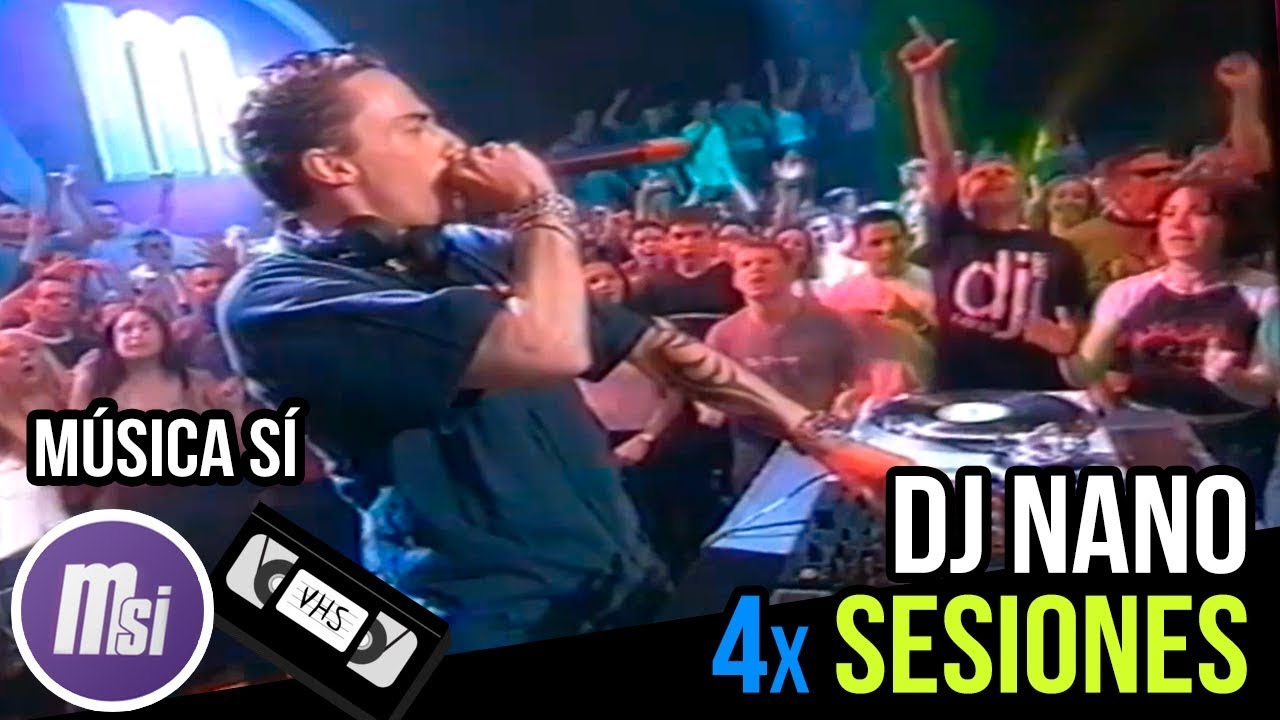 Música Sí - Dj Nano 💽 [4x Sesiones] Vinilo - Años 2000