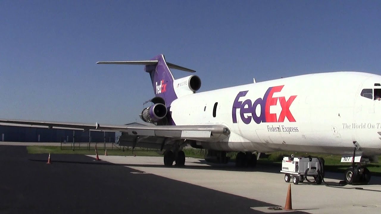 Boeing 727-22C Engine #2 Start Up and Shut Down at KTZR 4 June 2013