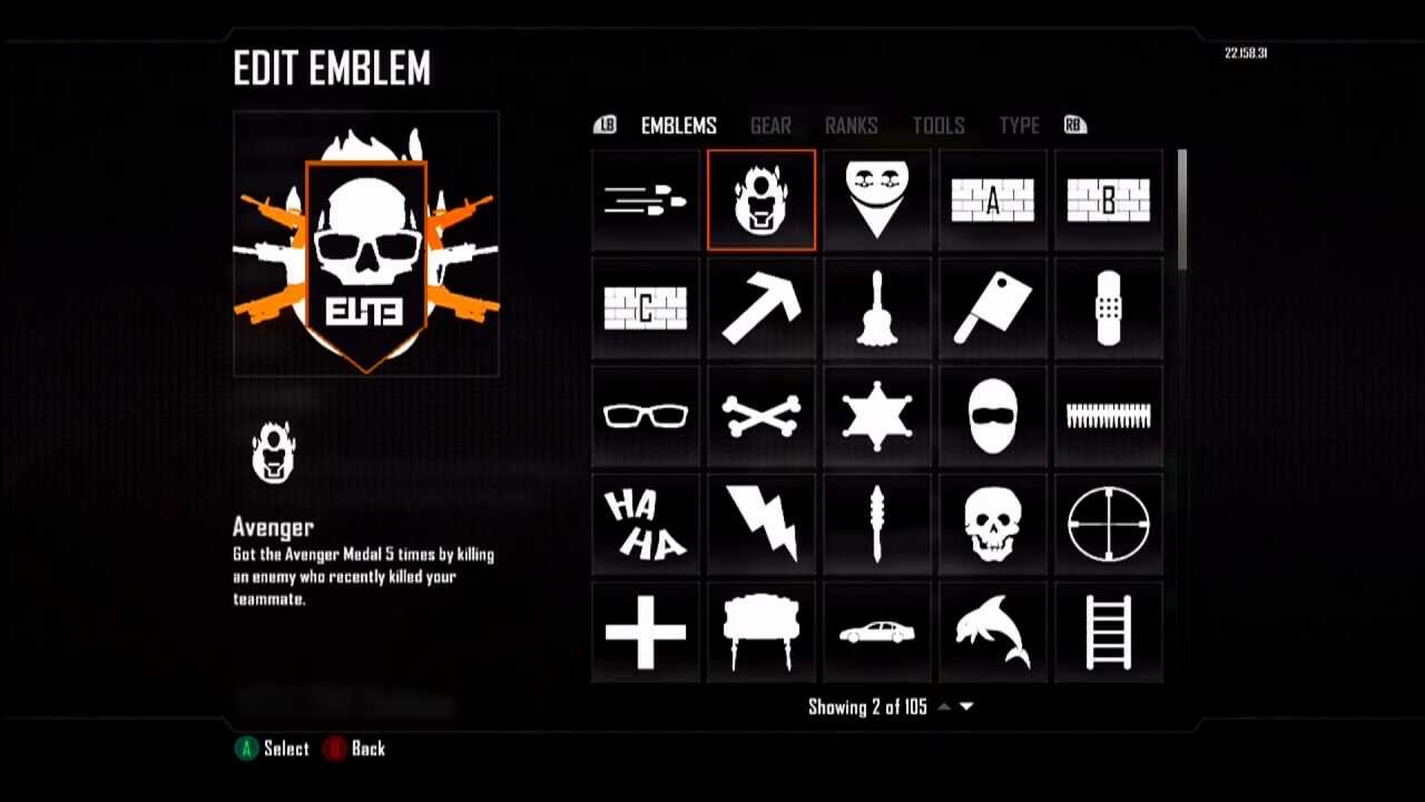 BO2 Emblem Tutorials ep. 1 - The BO2 CoD Elite Logo (Beginner-Intermediate Difficulty)