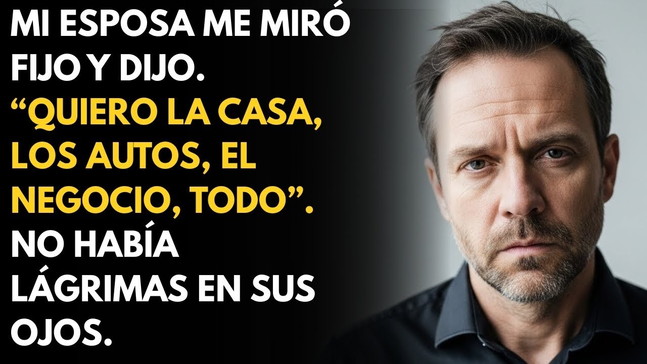 Mi esposa pidió todo en el divorcio… y lo dijo sin una sola emoción