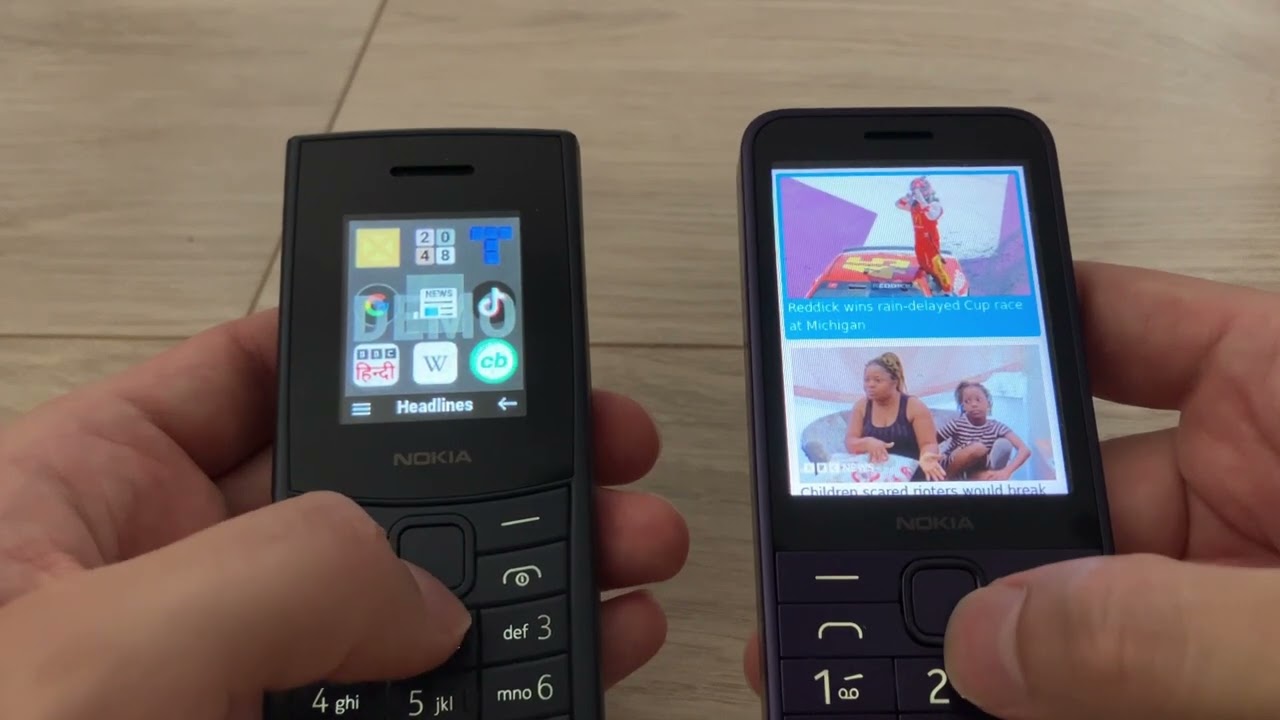 CloudPhone apps comparison (Nokia 235 4G vs Nokia 110 4G)