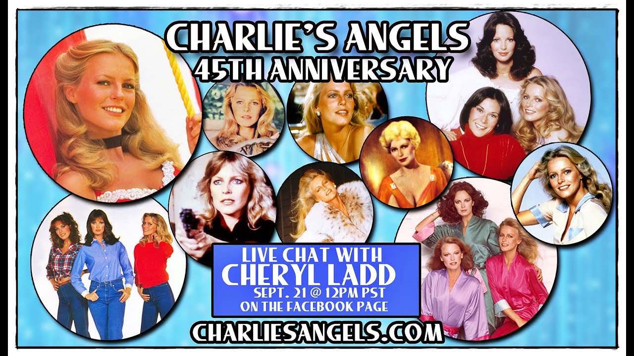 Charliesangels.com Live Chat with Cheryl Ladd to celebrate 45 Years of Charlie's Angels