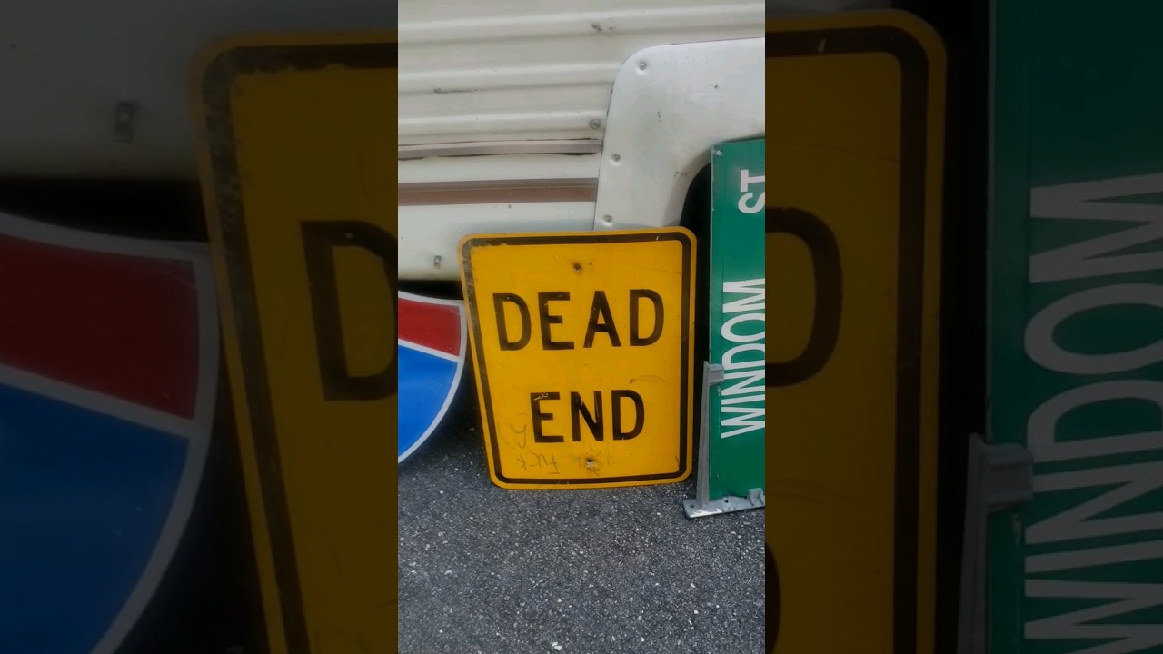 Vintage Road Signs & Street Sign Collection ~ Some Old School Graffiti & Epic Patina: all 20+ years