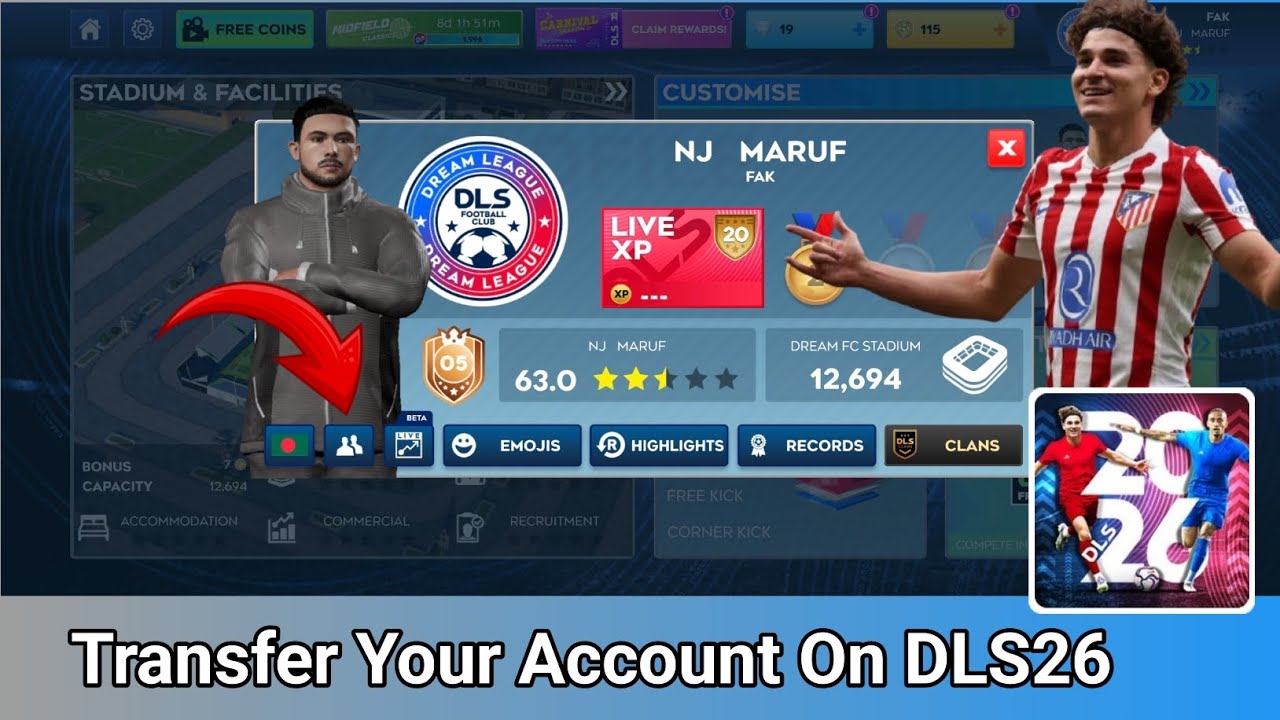 DLS 26 | How to Transfer Your Account in DLS26 | Old Device to New Device
