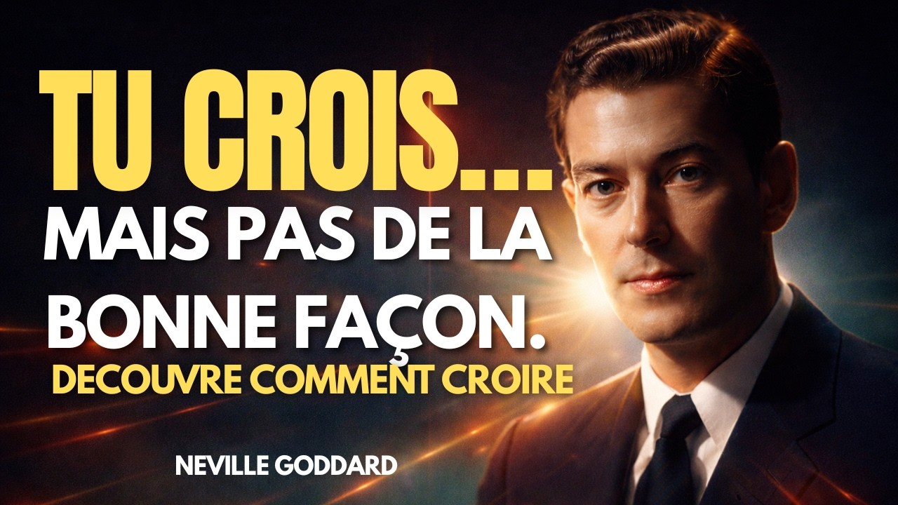 Comment croire avant de voir – Les erreurs qui sabotent ta manifestation | Neville Goddard