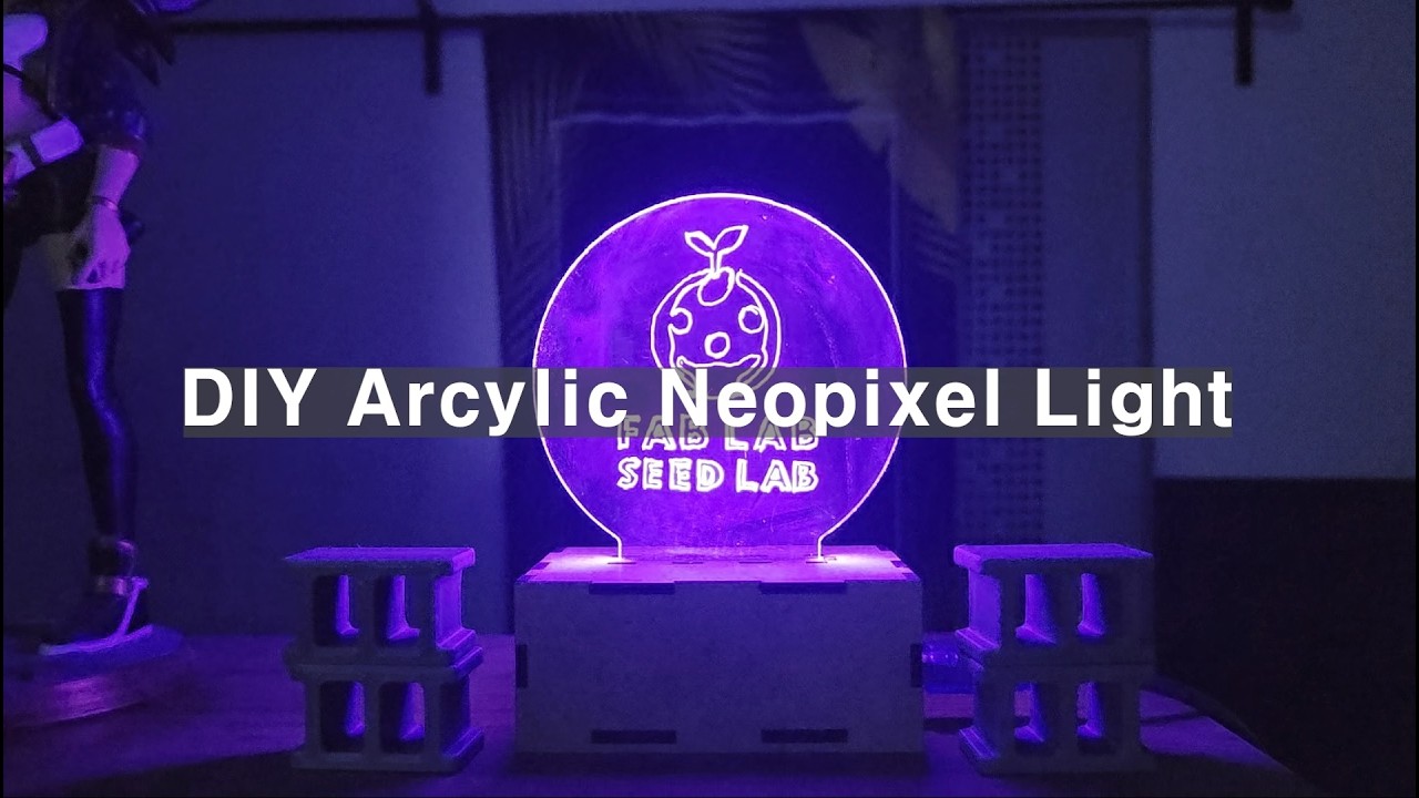 DIY Acrylic NeoPixel Light