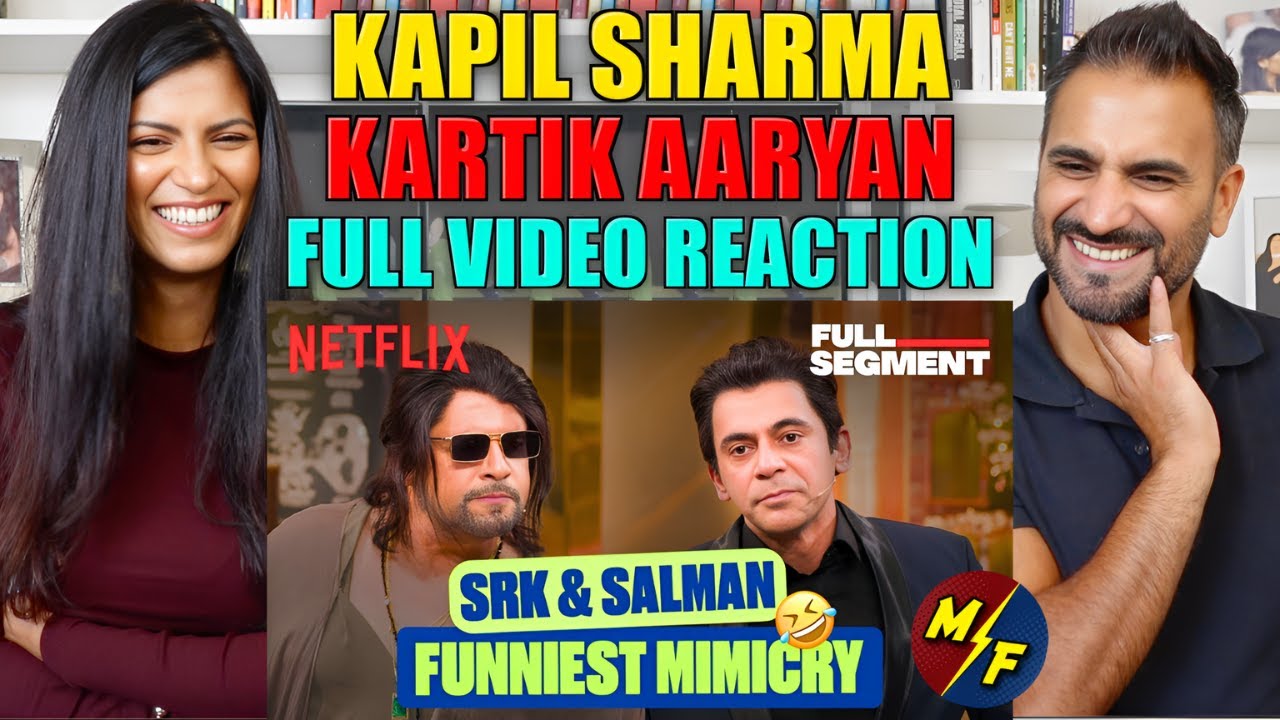 Sunil Grover & Krushna's HILARIOUS SRK-Salman Mimicry 🤣 Ft. Kartik Aaryan | Kapil Sharma | Reaction!