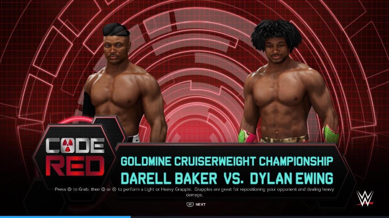 Goldmine Cruiserweight Title: Dylan Ewing Vs Darrell Baker(Code Red)