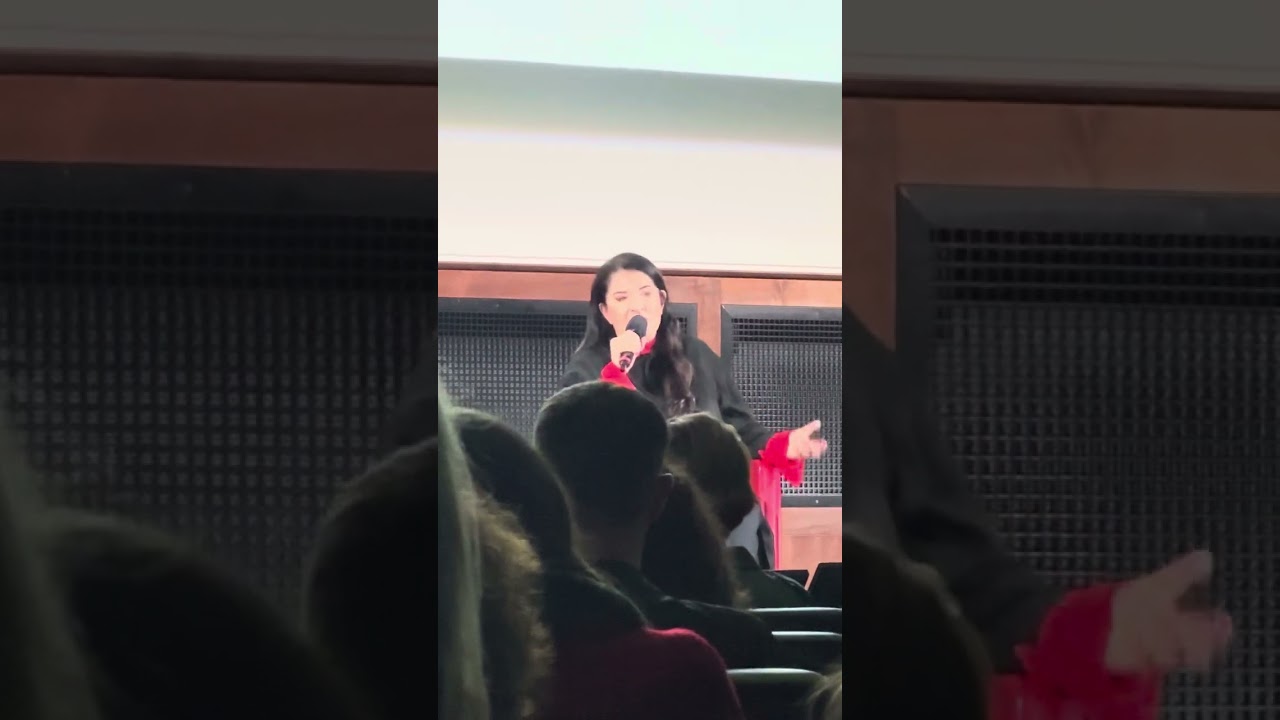 Marina Abramović addresses the ‘spirit cooking’ weird conspiracy theories London 15.11.23