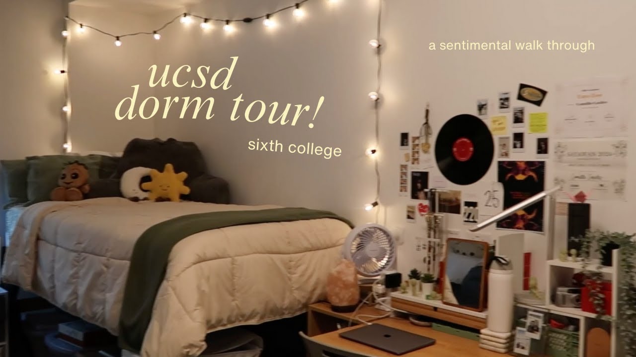 a sentimental dorm tour | ucsd sixth college double