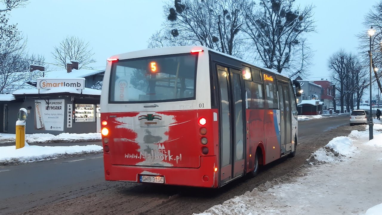 [MZK Malbork] Autosan A8V.01.03 Wetlina City #01 - linia 5, kierunek Kasztanowa-Pętla