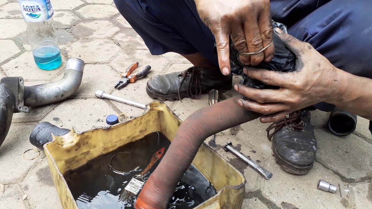 Buat temen temen supir beginilah cara membersihkan intercooler