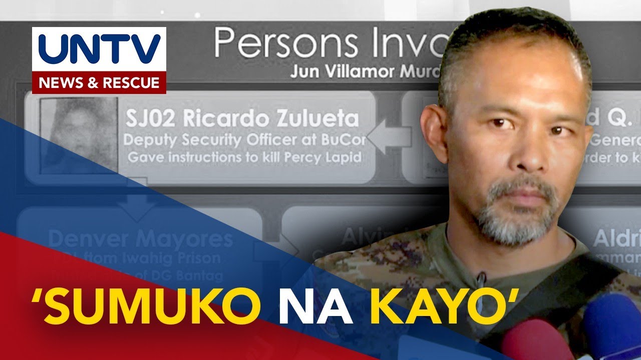 Bantag at Zulueta na umano’y utak sa Lapid at Villamor killings, pinasusuko na ng DOJ at DILG