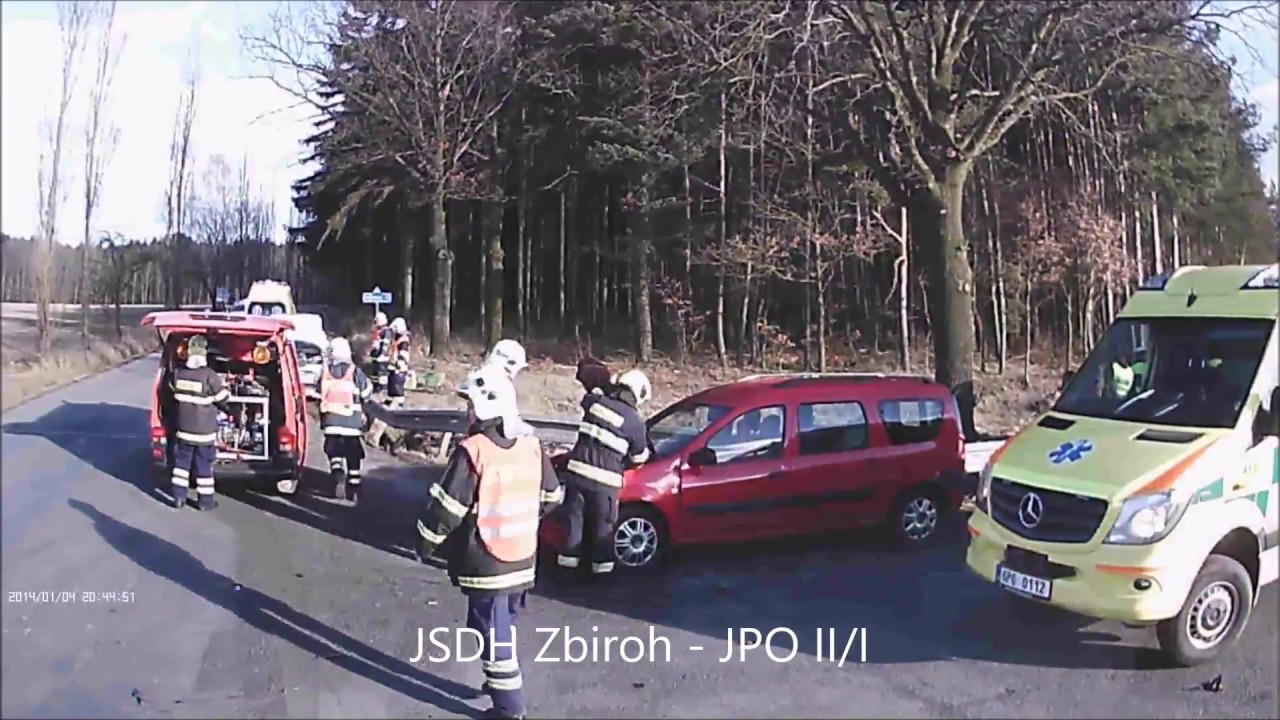 Výjezd JSDH Zbiroh - Dopravní nehoda Sirá