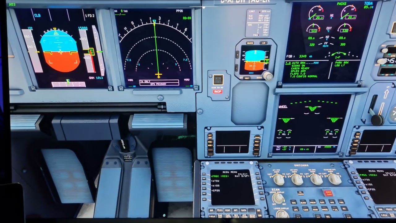 Msfs2020 : FlyByWire A320 with Msfs popout panel manager