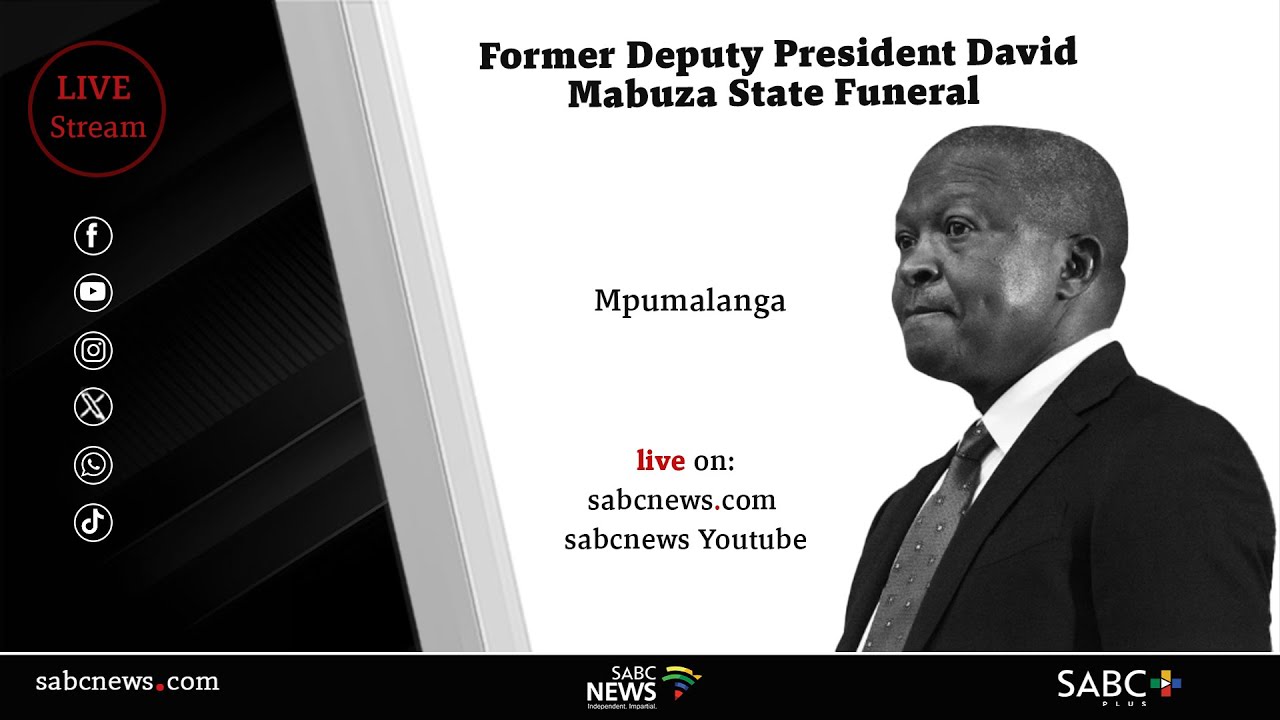 Former South African Deputy President David Dabede Mabuza State Funeral