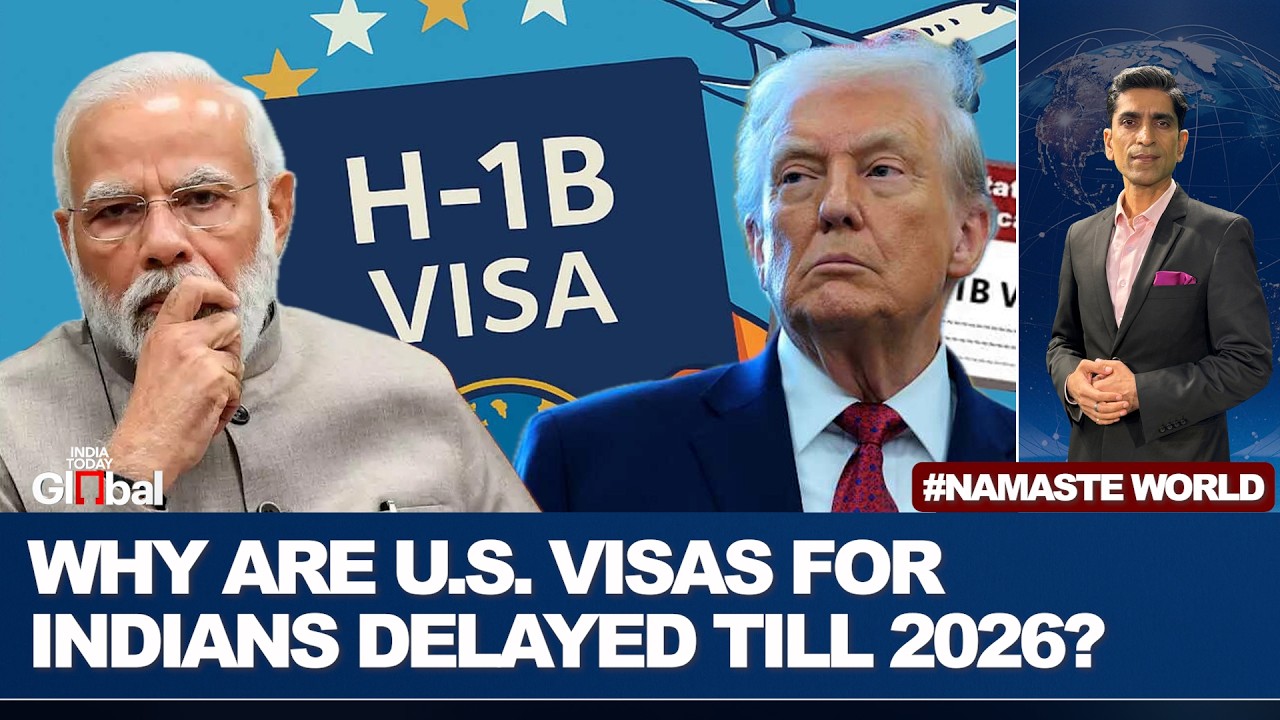 U.S. Visa Crisis Worsens as H1B and H4 Appointments for Indians Slip to 2026 | Namaste World | EP 32