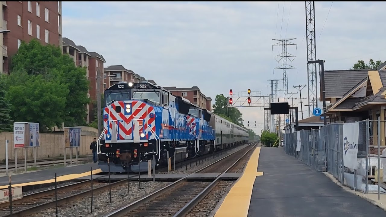 Metra & Amtrak Railfanning at Morton Grove, IL on 5/29/25!