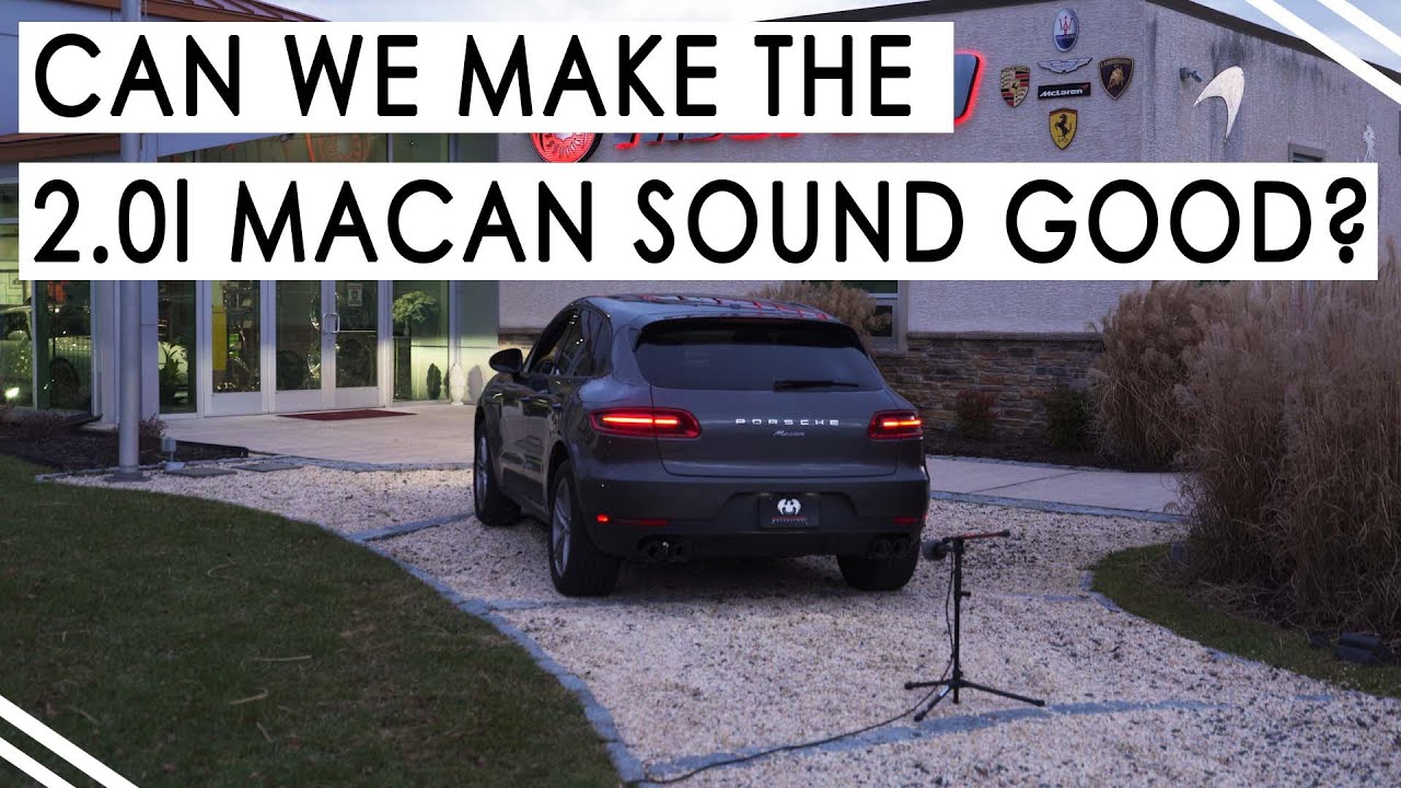 Porsche Macan 2.0l 2014+ | Stock Exhaust vs Fabspeed Slip-On Sport Exhaust | Sound Comparison!