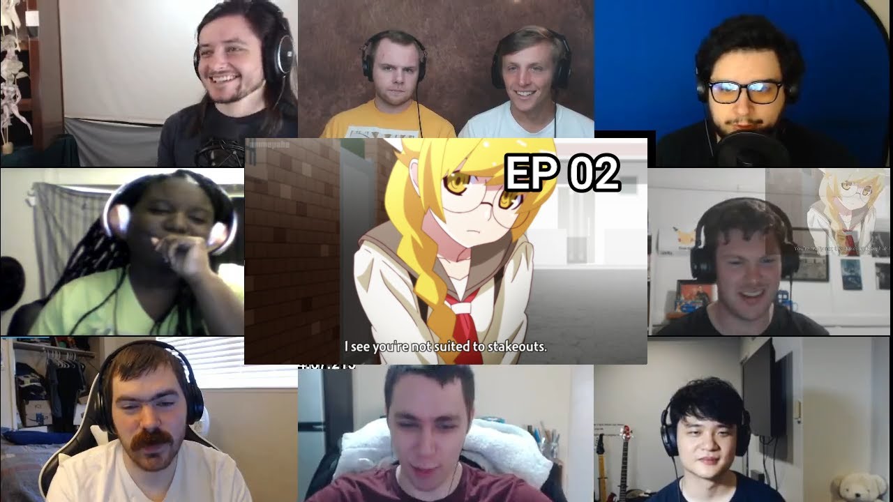 Kabukimonogatari Episode 2 Reaction Mashup