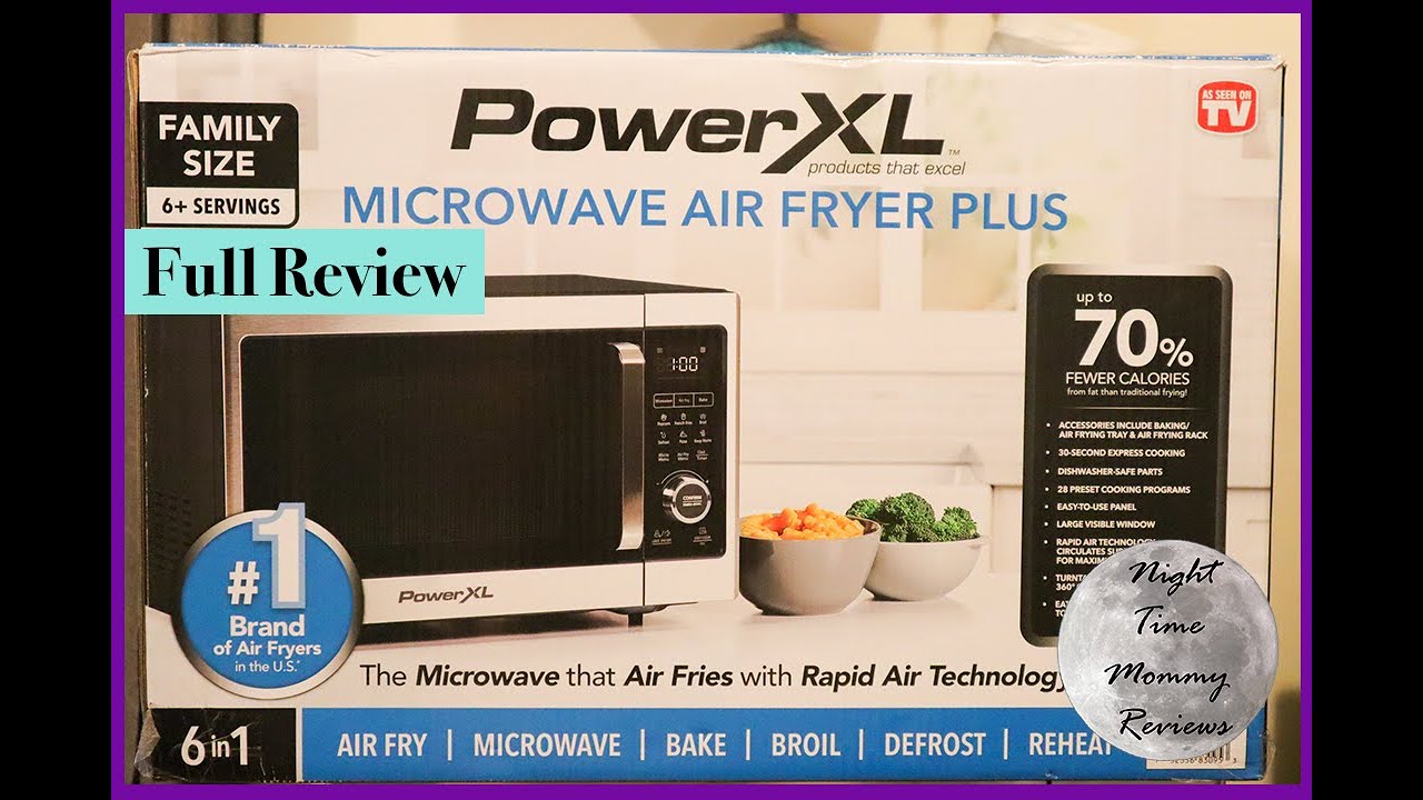 NEW! Power XL Microwave Air Fryer Plus Review