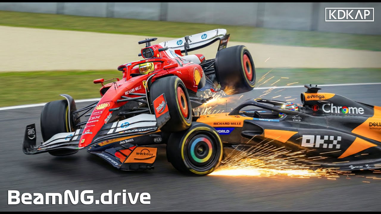 Formula Car Brake Failure Crash #1 | BeamNG.Drive