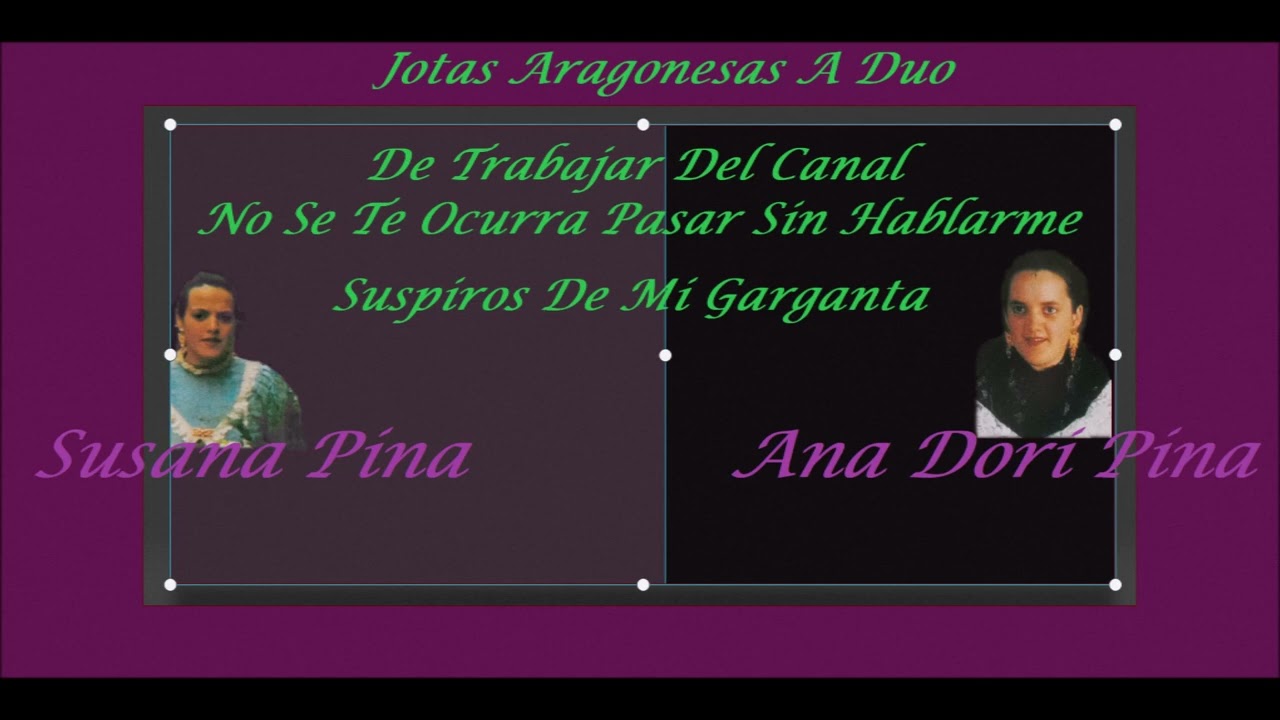 JOTAS A DUO   ANA DORI Y SUSANA PINA