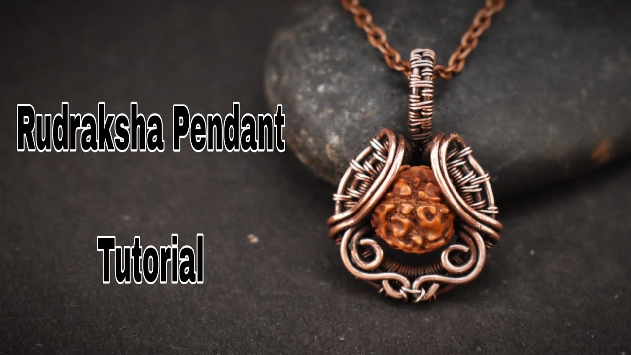 Wire wrapped bead pendant tutorial for begginers