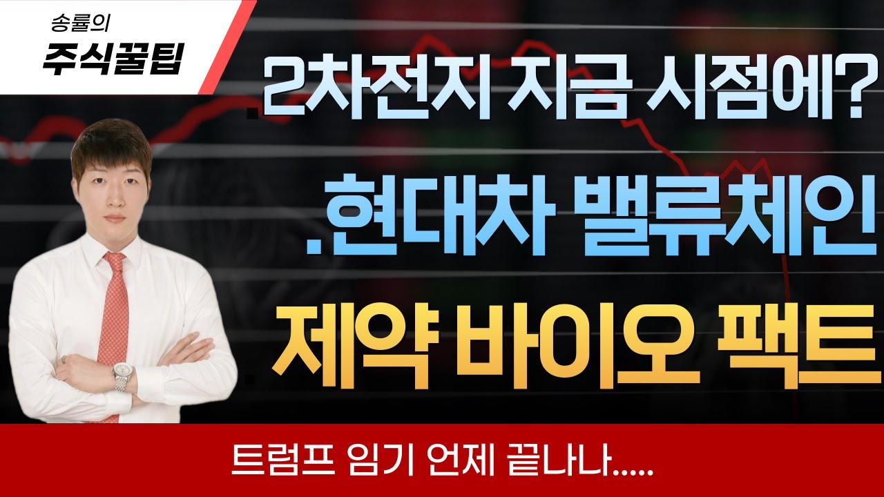 [송률] 기대감에 움직이는 2차전지, 피지컬AI 버프는 시기상조