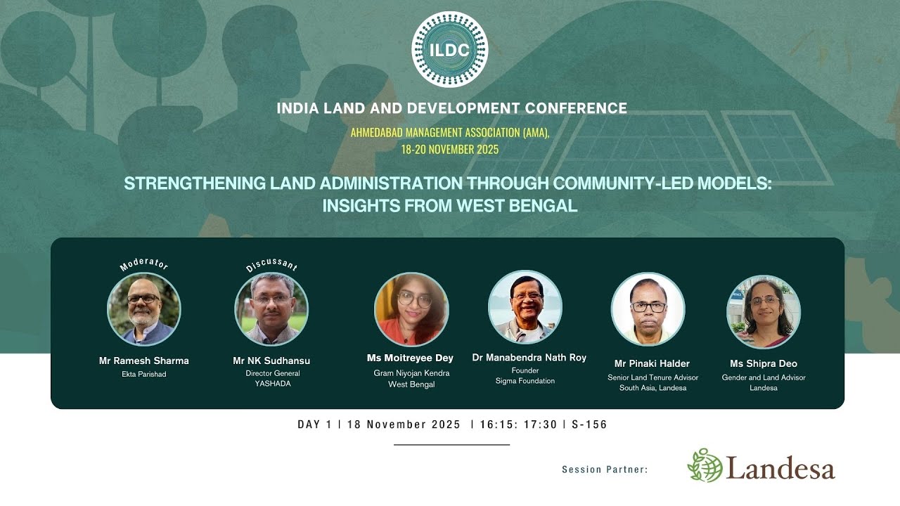 Session Code 156- Strengthening Land Administration through Community-Led Models: Insights from WB