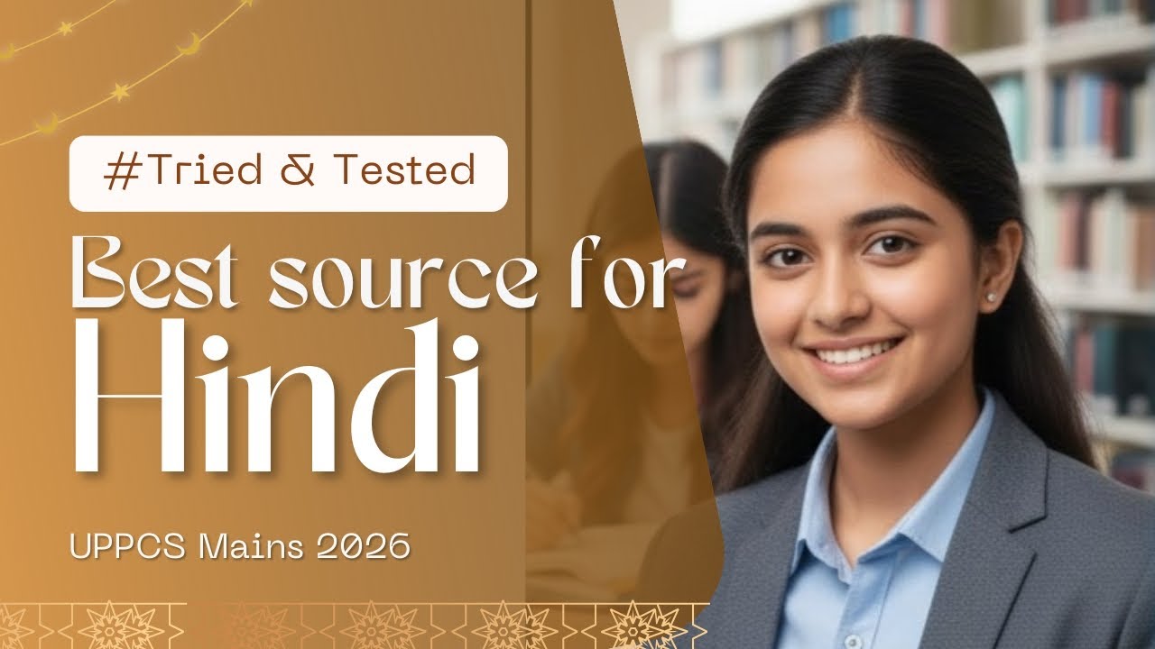 Best Source for UPPCS Hindi (Mains 2026)/IAS PCS Diaries 