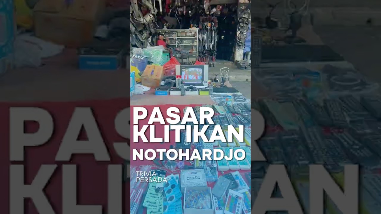 Solo punya spot thrifting rahasia: Pasar Klithikan SemanggI