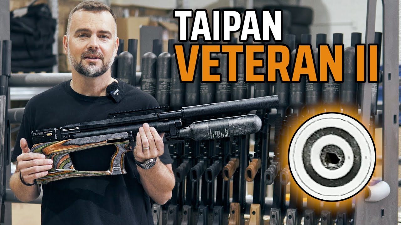 Taipan Veteran II - Střelba na 50 metrů | Test přesnosti a konzistence výstřelů