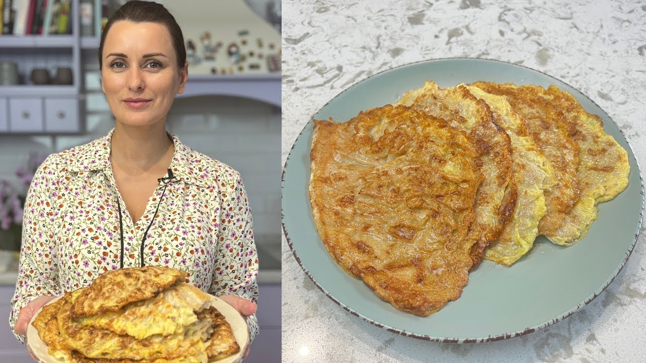 Соковиті капустяні  чебуреки з м'ясом😋Juicy Cabbage Meat Chebureks