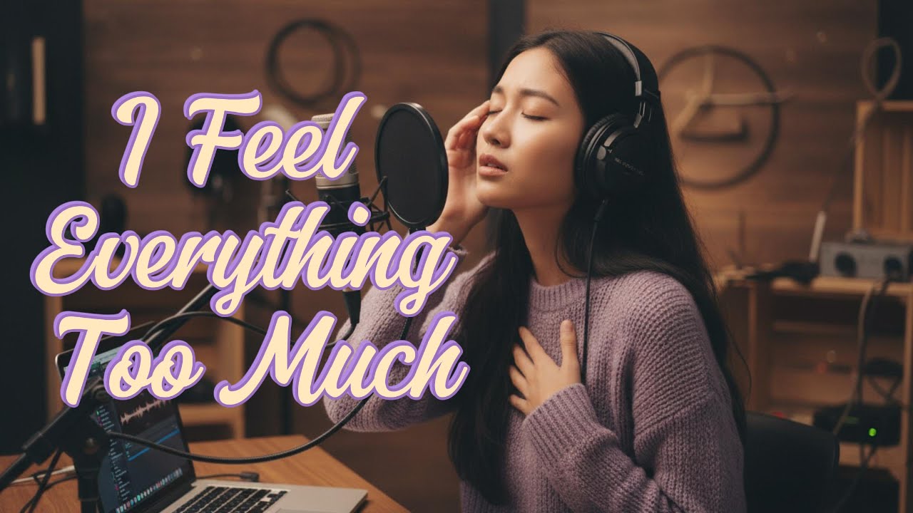 I Feel Everything Too Much 🎶 Lyrics | Sensitive Soul Anthem | When Feelings Hit Hard | Kong Lyrics