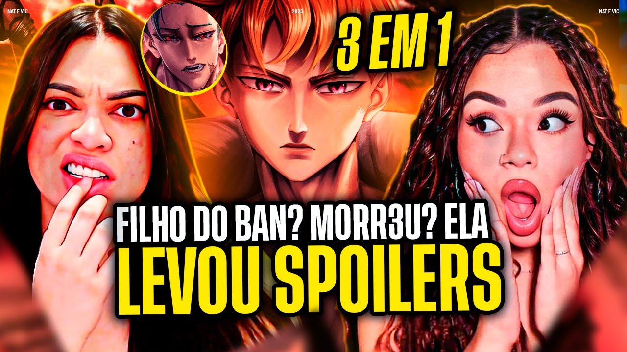 (3 em 1) AniRap - Nanatsu no Taizai | Ban: PURGATÓRIO e MORTO-VIVO & Lancelot: GUERRA | [REACT]