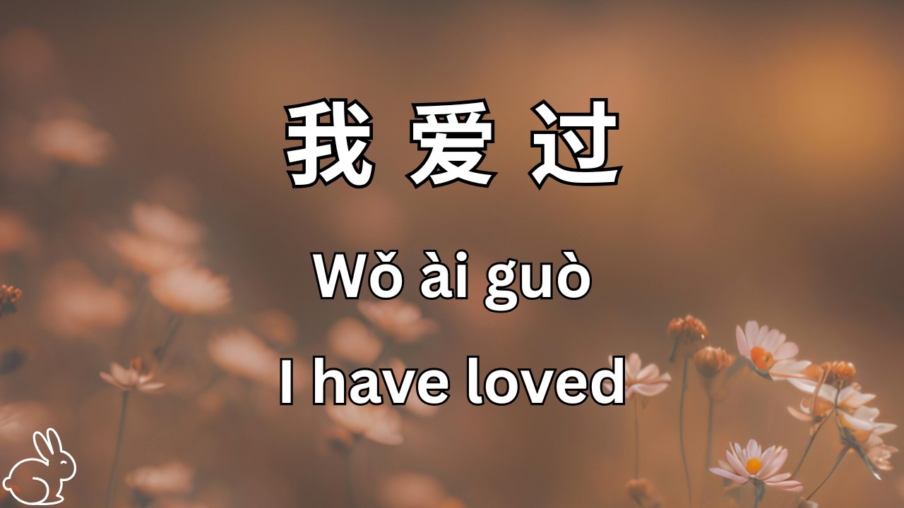 我爱过 - I have loved  | Learn Mandarin Chinese in a Song (Lyrics Chinese, Pinyin & English)