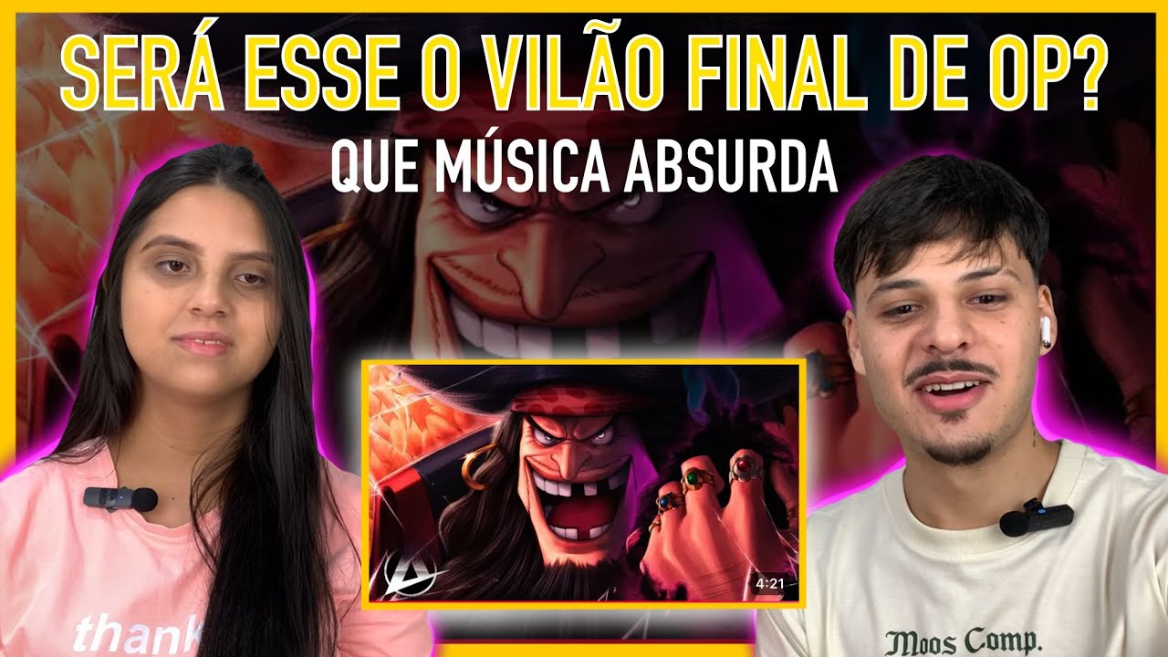 REACT EM CASAL - Barba Negra | Horizonte Obscuro | AniRap & Henrique Mendonça