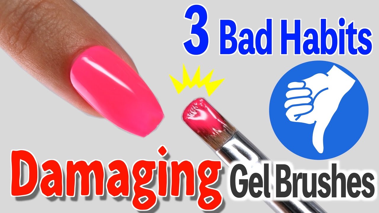 3 вредных привычки, которые портят гелевые кисти💅🖌️Nail Hacks【ASKA NAILS】