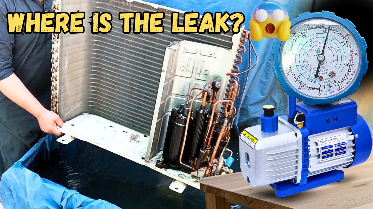 Why Is This AC Losing Gas? The Leak Test Shocked Me