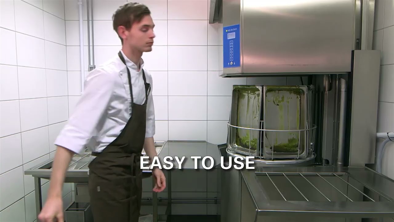 Wexiodisk WD-90Duo Efficient Combi Dishwasher Demonstration